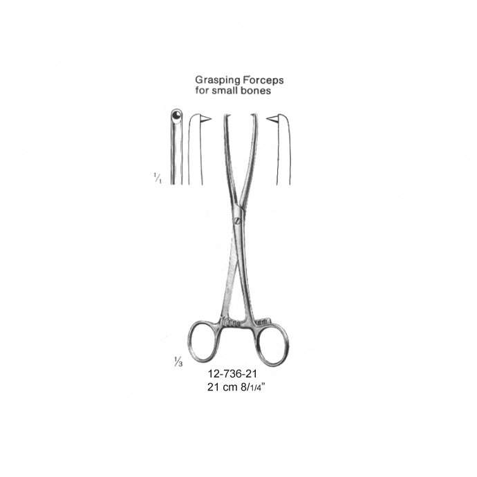 Bone Holding Forceps, 21 cm