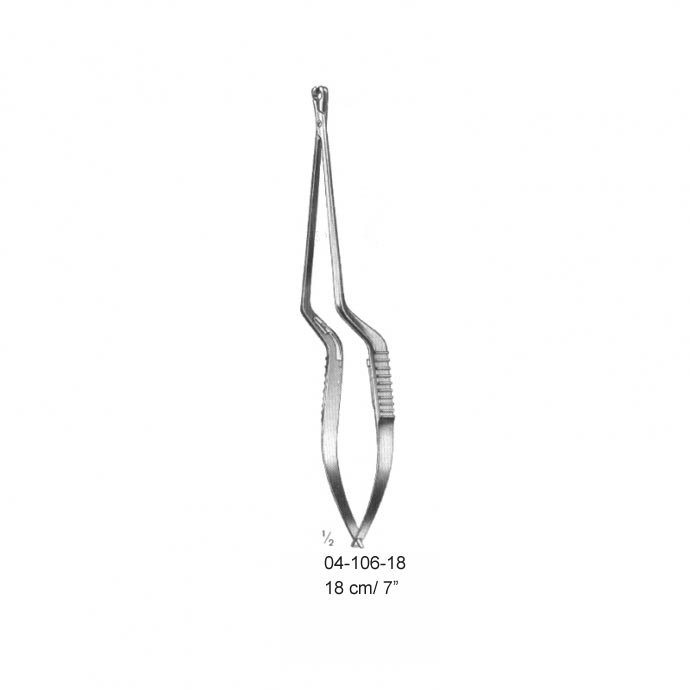 Vessel Clip Setting Forceps, 18 cm