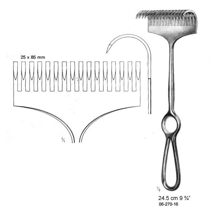 Retractor, 25 cm