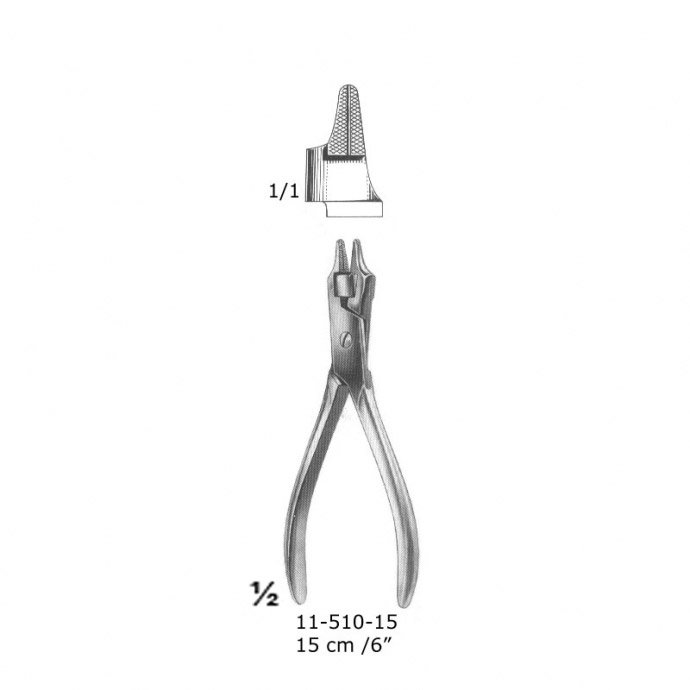 Flate Nose Plier, 15 cm