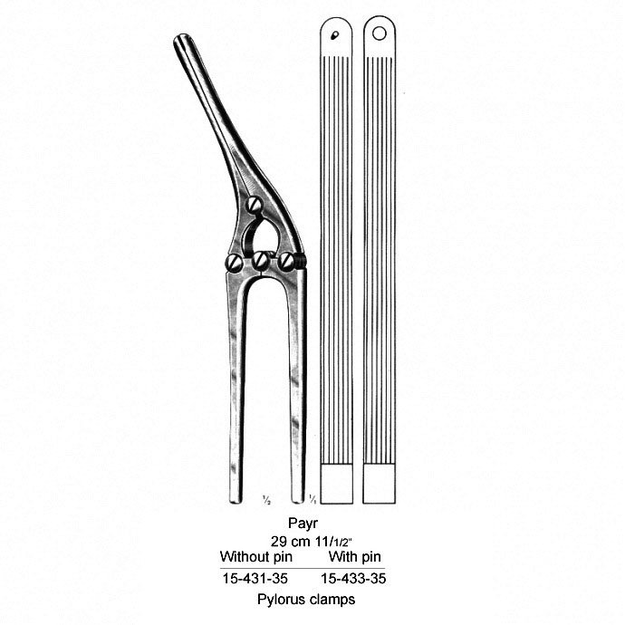 Payer, (pylorus clamps)