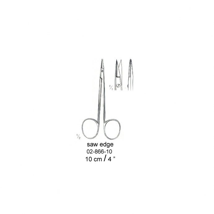 Wire Scissors, 10 cm - Saw Edge