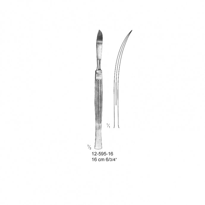 Meniscotomy knives, 16 cm