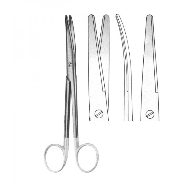 SCISSORS WITH TUNGSTEN CARBIDE INSERTS