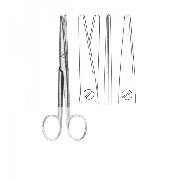 SCISSORS WITH TUNGSTEN CARBIDE INSERTS