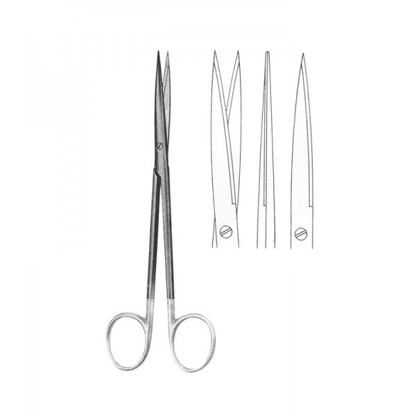 SCISSORS WITH TUNGSTEN CARBIDE INSERTS