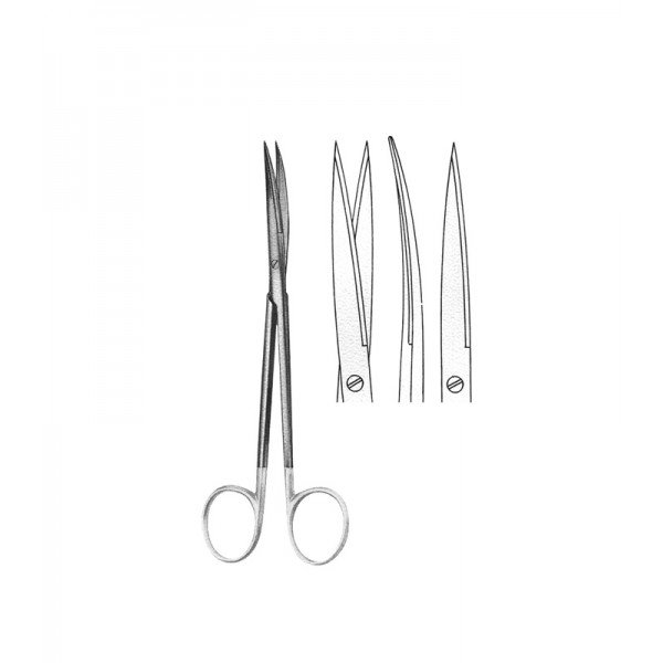 SCISSORS WITH TUNGSTEN CARBIDE INSERTS