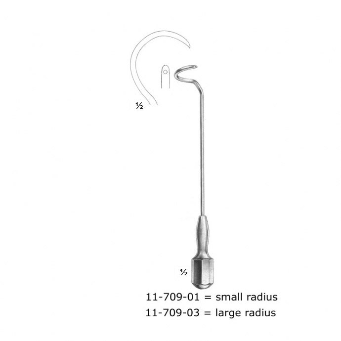 Instruments pin, small radius